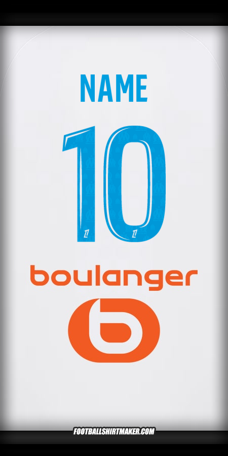 Jersey Olympique de Marseille 2025/2026 -  name - 10
