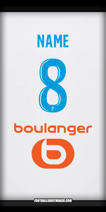 Jersey Olympique de Marseille 2025/2026 -  name - 8