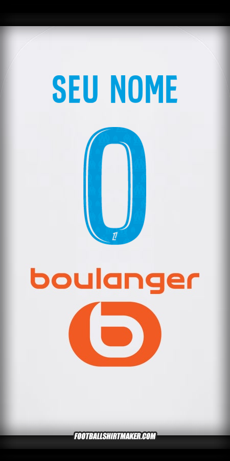 Camisa Olympique de Marseille 2025/2026 -  seu nome - 0