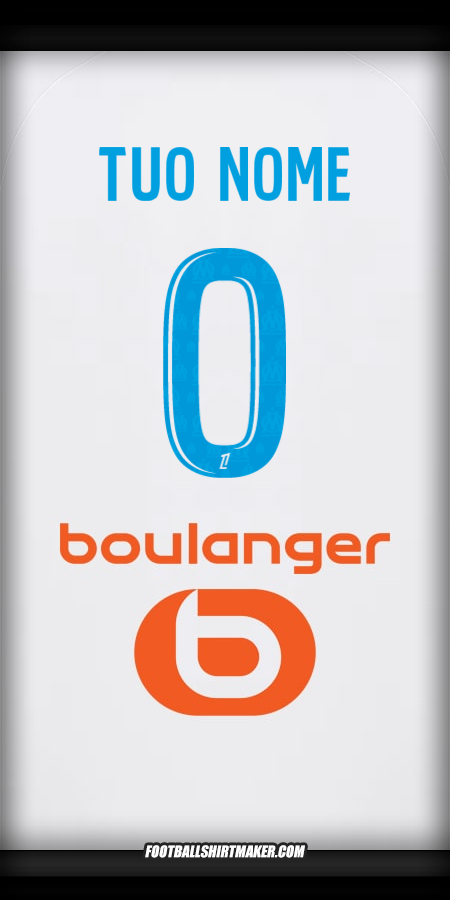 Maglia Olympique de Marseille 2025/2026 -  tuo nome - 0
