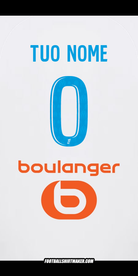Maglia Olympique de Marseille 2025/2026 -  tuo nome - 0