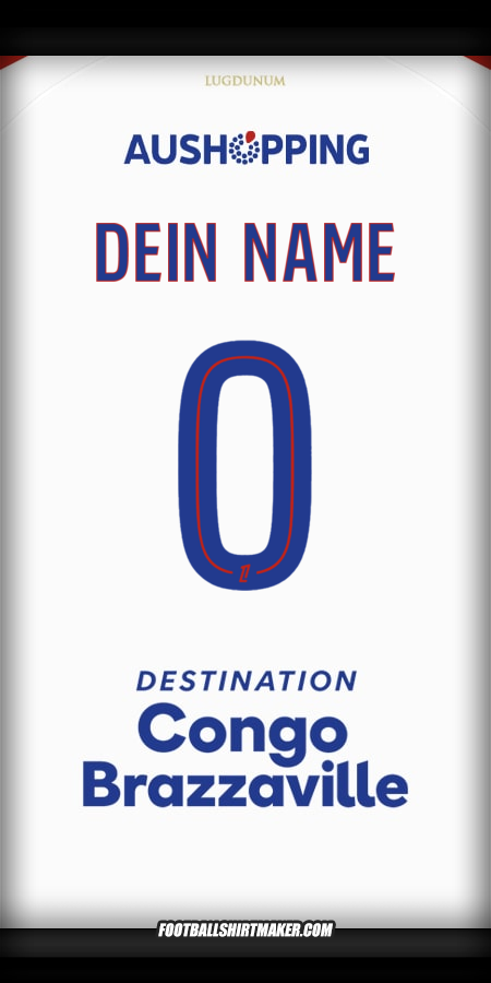 Trikot Olympique Lyon 2025/2026 -  dein name - 0