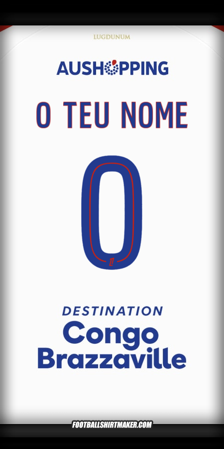 Camisola Olympique Lyon 2025/2026 -  o teu nome - 0