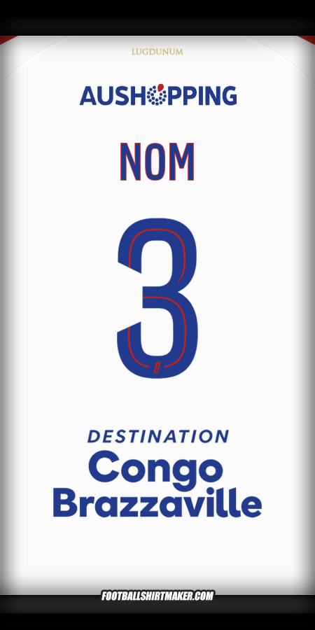 Maillot Olympique Lyon 2025/2026 -  nom - 3