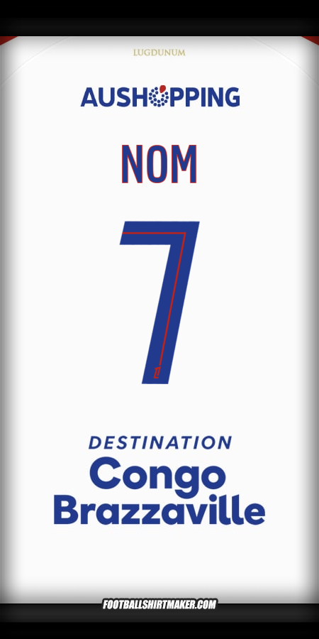 Maillot Olympique Lyon 2025/2026 -  nom - 7