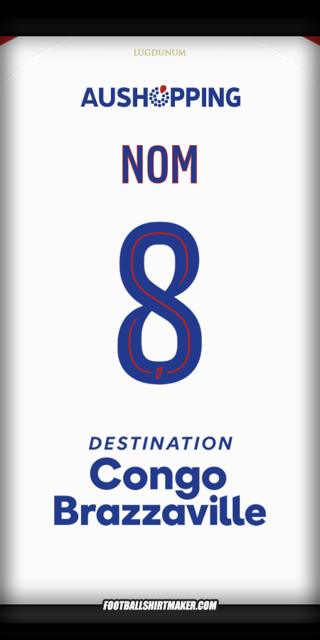 Maillot Olympique Lyon 2025/2026 -  nom - 8