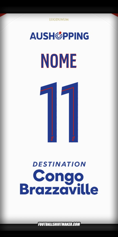 Camisa Olympique Lyon 2025/2026 -  nome - 11