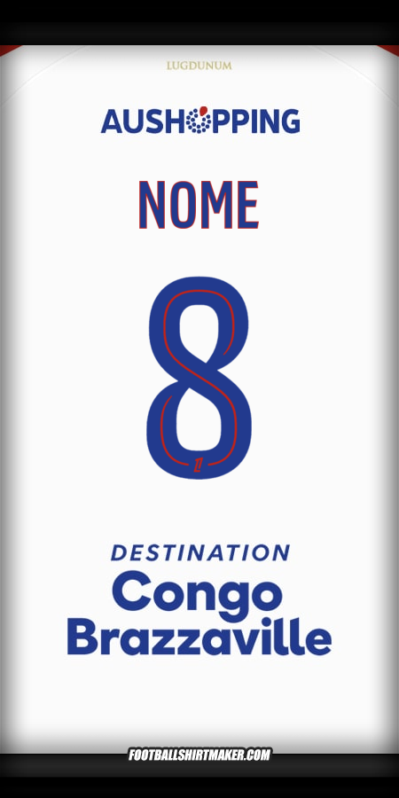 Camisa Olympique Lyon 2025/2026 -  nome - 8