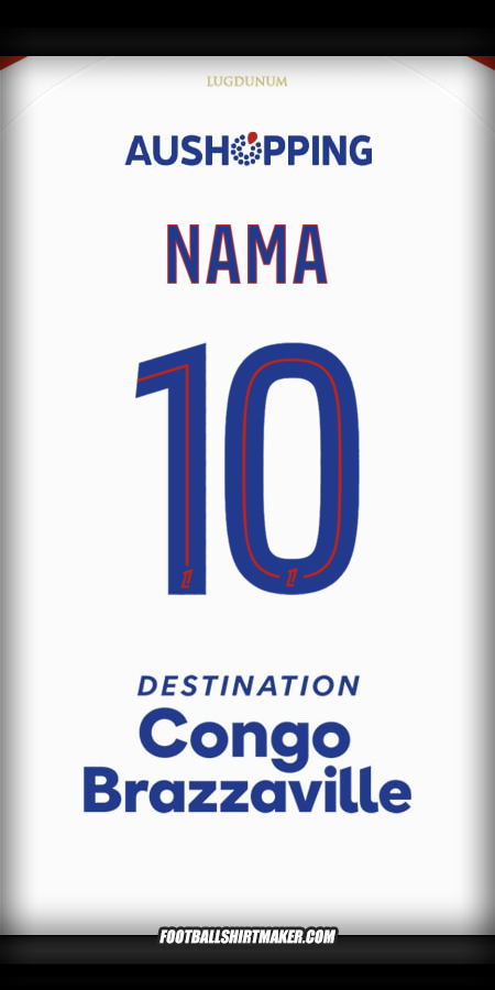 Jersey Olympique Lyon 2025/2026 -  nama - 10