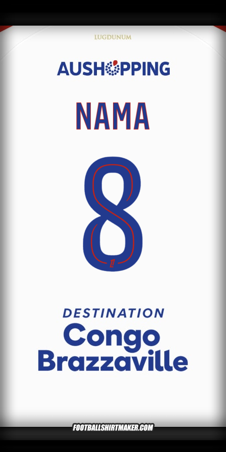 Jersey Olympique Lyon 2025/2026 -  nama - 8