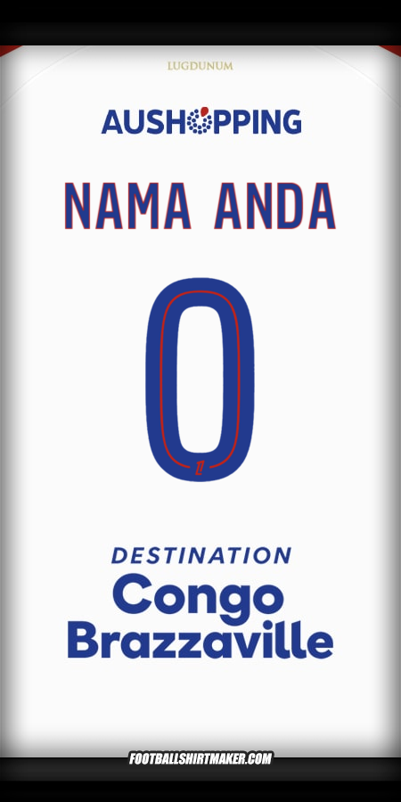 Jersey Olympique Lyon 2025/2026 -  nama anda - 0