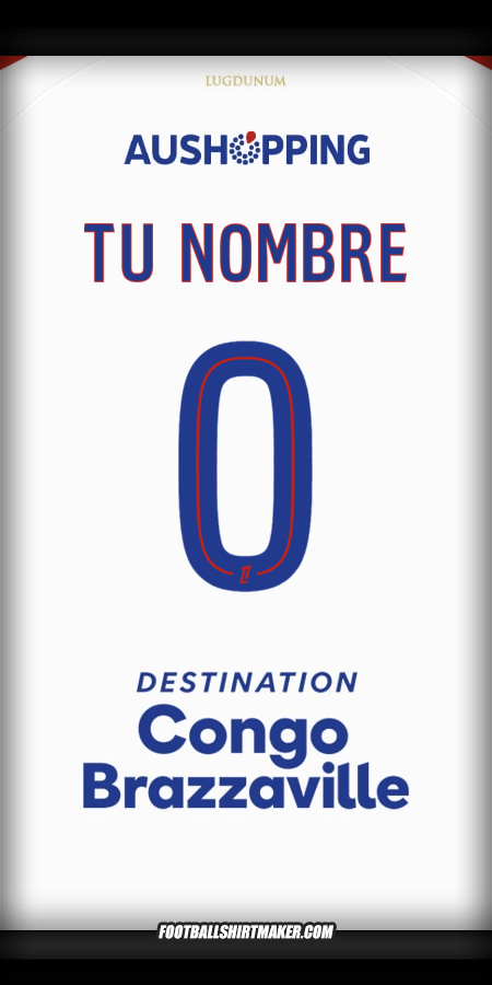 Camiseta Olympique Lyon 2025/2026 -  tu nombre - 0