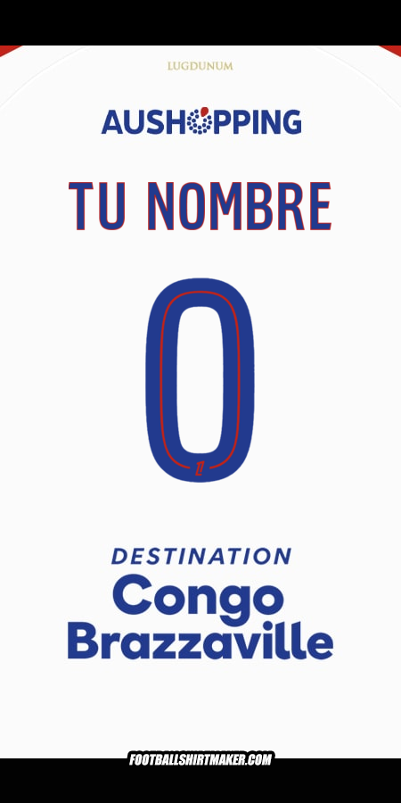 Jersey Olympique Lyon 2025/2026 -  tu nombre - 0