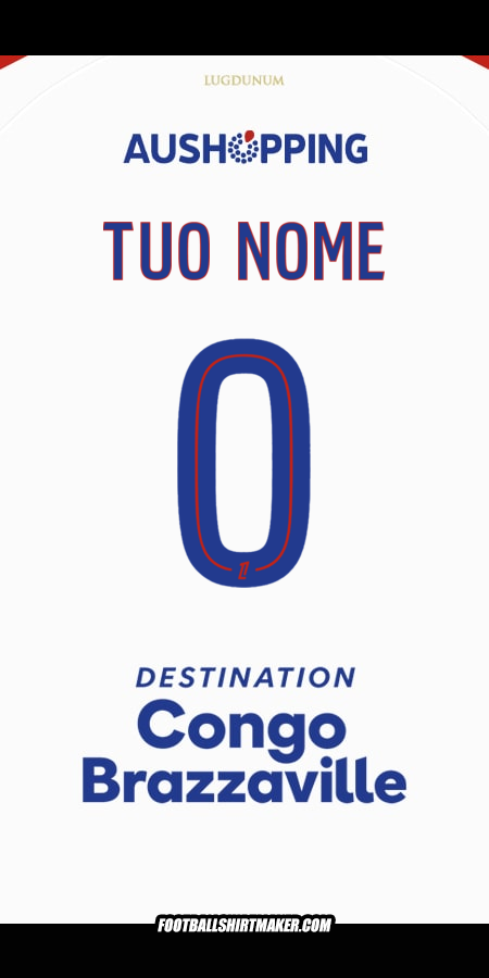 Maglia Olympique Lyon 2025/2026 -  tuo nome - 0
