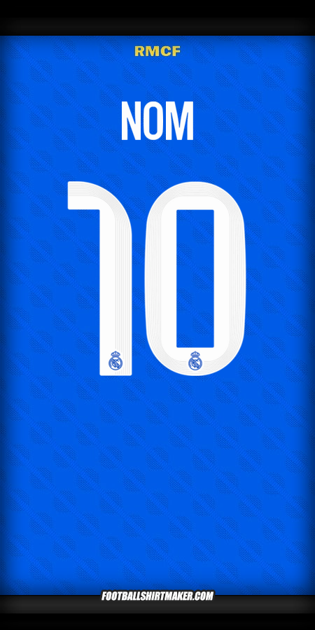 Maillot Real Madrid CF Cup 2025/2026 Troisième -  nom - 10