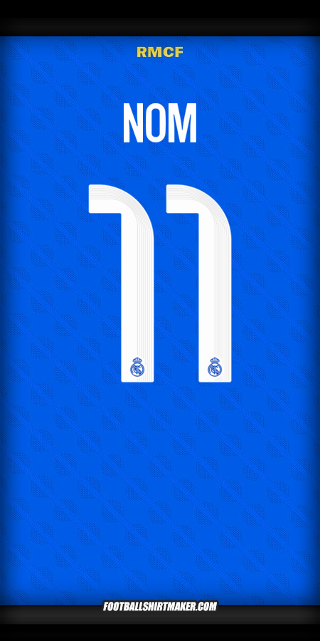 Maillot Real Madrid CF Cup 2025/2026 Troisième -  nom - 11