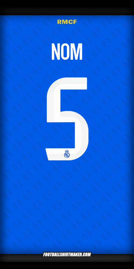 Maillot Real Madrid CF Cup 2025/2026 Troisième -  nom - 5