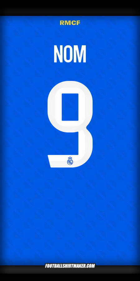 Maillot Real Madrid CF Cup 2025/2026 Troisième -  nom - 9