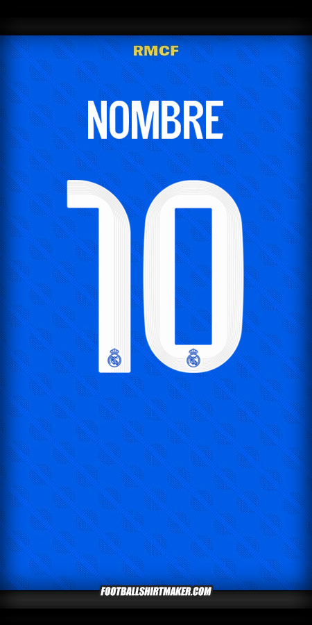 Jersey Real Madrid CF Cup 2025/2026 Tercera -  nombre - 10