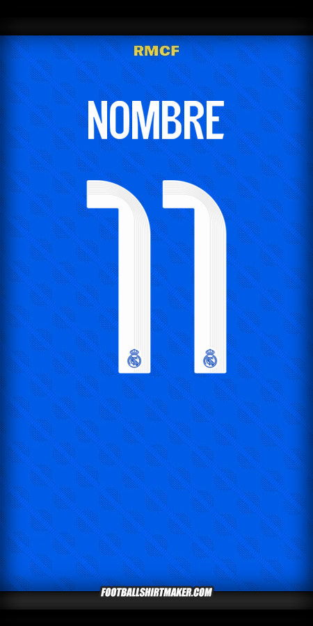 Jersey Real Madrid CF Cup 2025/2026 Tercera -  nombre - 11