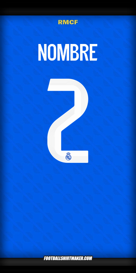 Jersey Real Madrid CF Cup 2025/2026 Tercera -  nombre - 2
