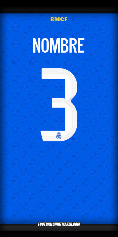 Jersey Real Madrid CF Cup 2025/2026 Tercera -  nombre - 3