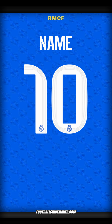 Jersey Real Madrid CF Cup 2025/2026 Third -  name - 10