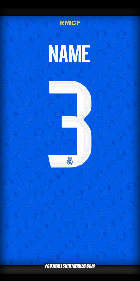 Jersey Real Madrid CF Cup 2025/2026 Third -  name - 3