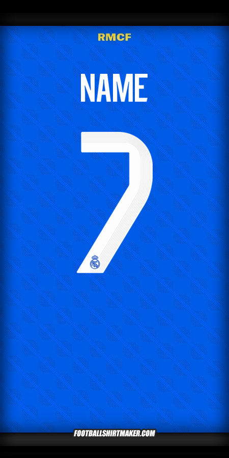 Shirt Real Madrid CF Cup 2025/2026 Third -  name - 7