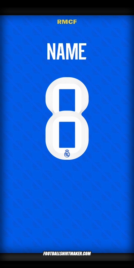 Shirt Real Madrid CF Cup 2025/2026 Third -  name - 8