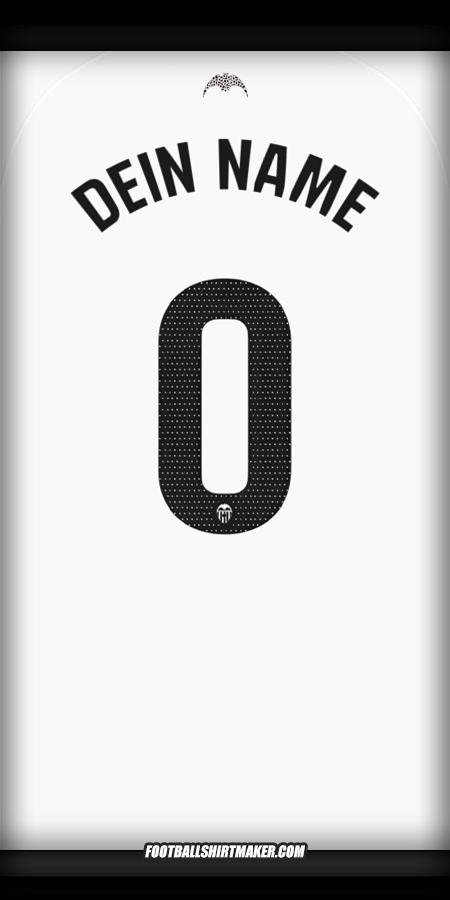 Trikot Valencia CF 2025/2026 -  dein name - 0