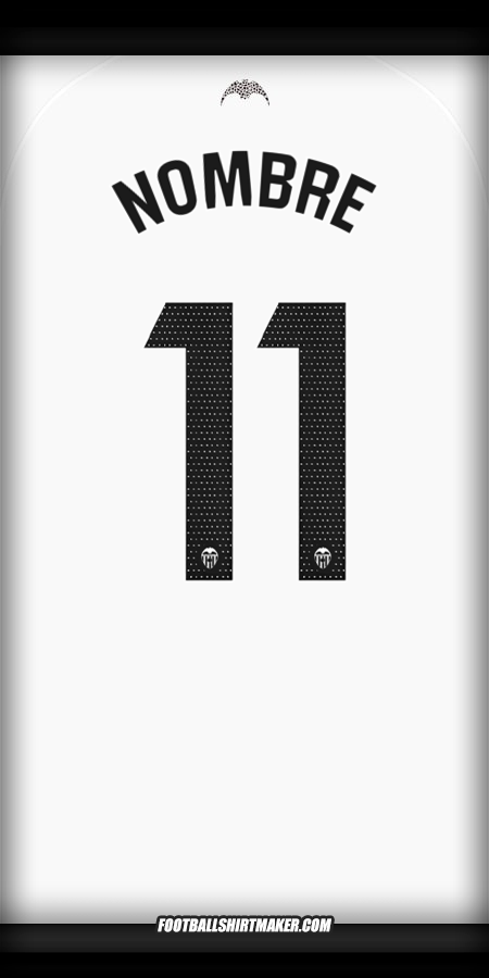 Jersey Valencia CF 2025/2026 -  nombre - 11