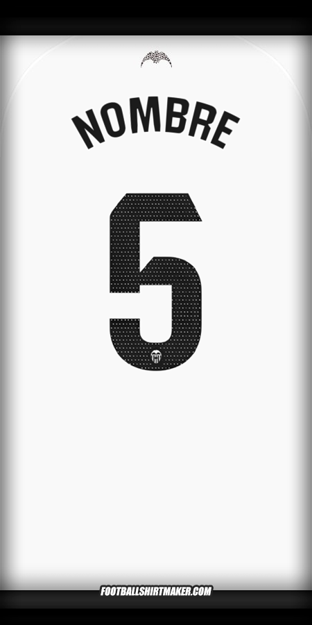 Camiseta Valencia CF 2025/2026 -  nombre - 5