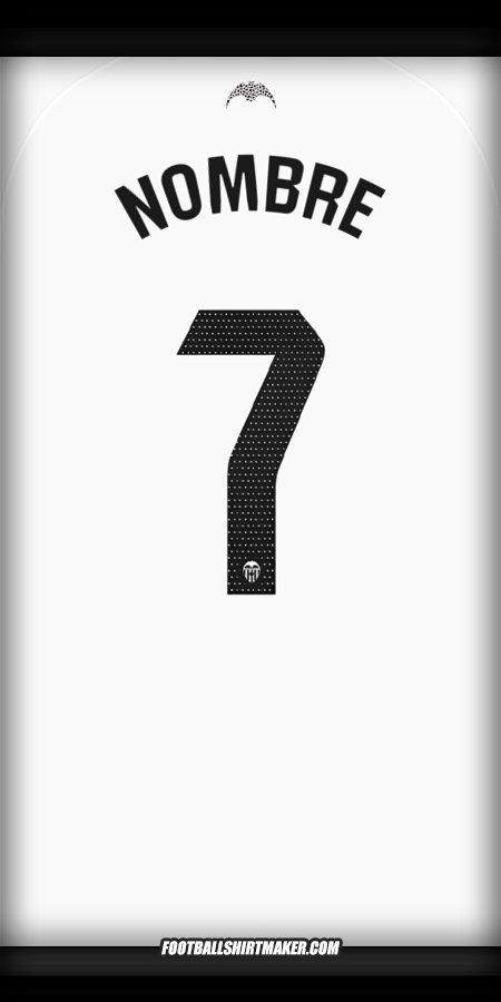 Jersey Valencia CF 2025/2026 -  nombre - 7