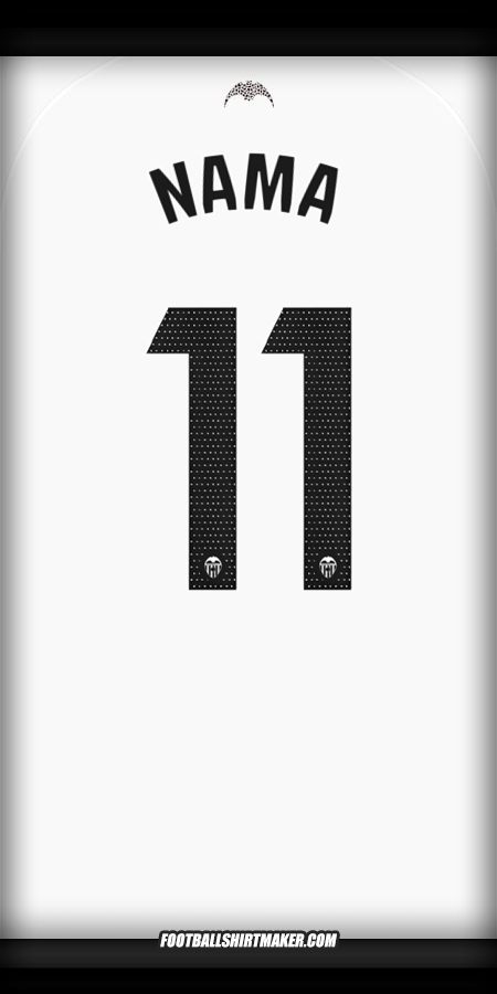 Jersey Valencia CF 2025/2026 -  nama - 11