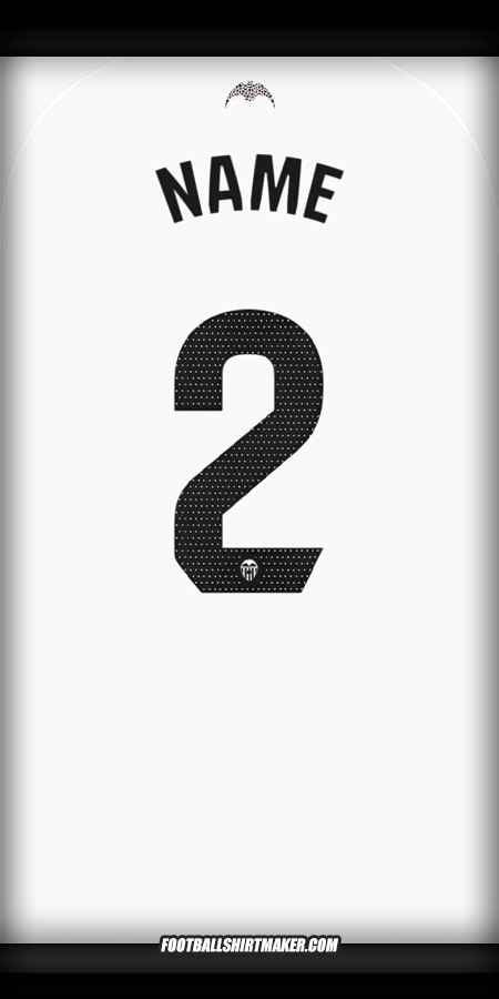 Shirt Valencia CF 2025/2026 -  name - 2