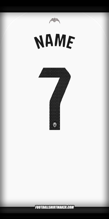 Jersey Valencia CF 2025/2026 -  name - 7