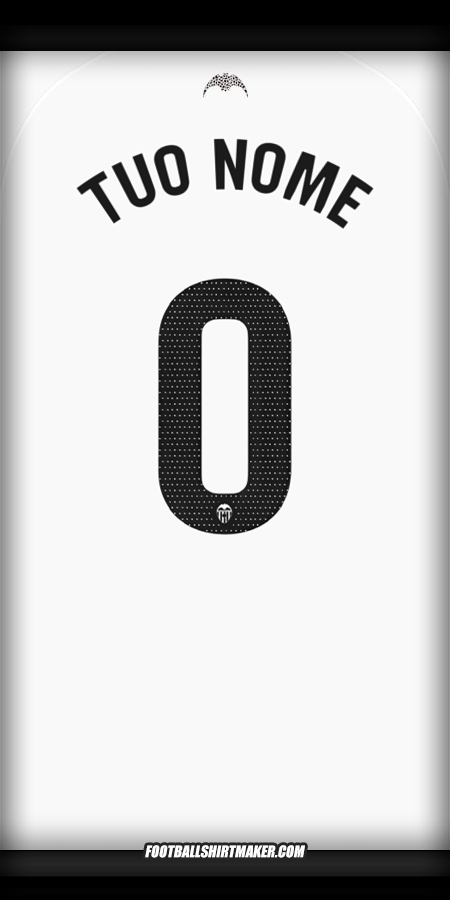 Maglia Valencia CF 2025/2026 -  tuo nome - 0