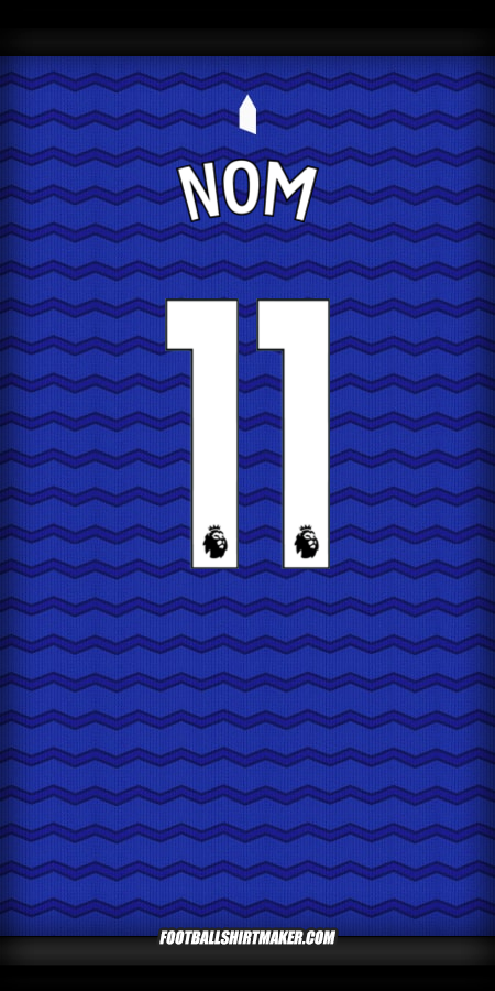 Maillot Everton FC 2025/2026 -  nom - 11
