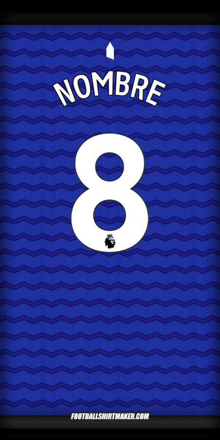 Jersey Everton FC 2025/2026 -  nombre - 8