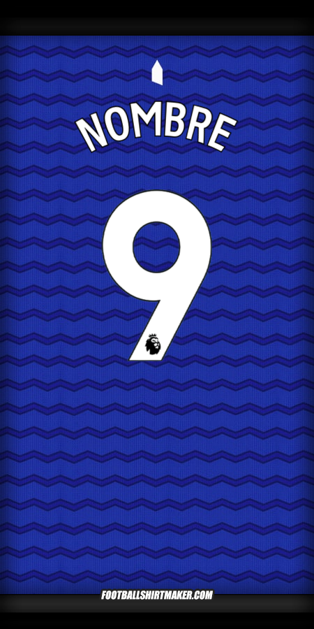 Camiseta Everton FC 2025/2026 -  nombre - 9