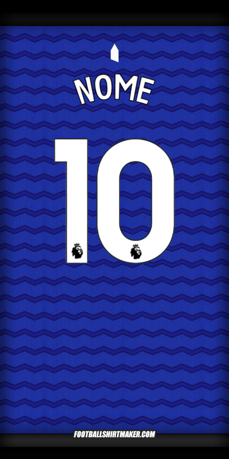 Camisa Everton FC 2025/2026 -  nome - 10