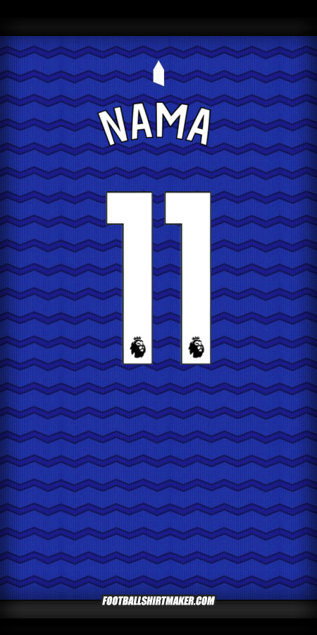 Jersey Everton FC 2025/2026 -  nama - 11