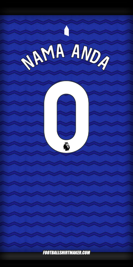 Jersey Everton FC 2025/2026 -  nama anda - 0