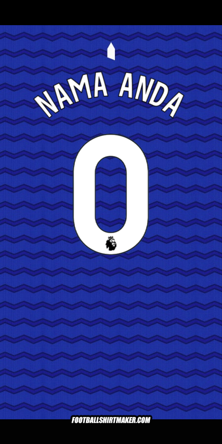 Jersey Everton FC 2025/2026 -  nama anda - 0