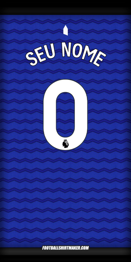 Camisa Everton FC 2025/2026 -  seu nome - 0