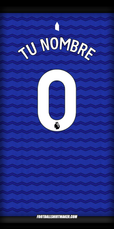 Jersey Everton FC 2025/2026 -  tu nombre - 0