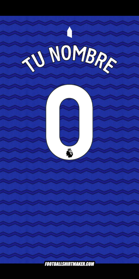 Camiseta Everton FC 2025/2026 -  tu nombre - 0