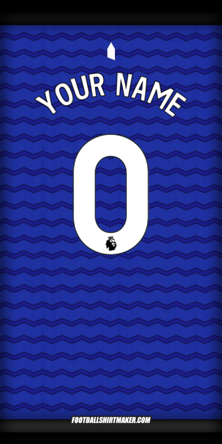Jersey Everton FC 2025/2026 -  your name - 0