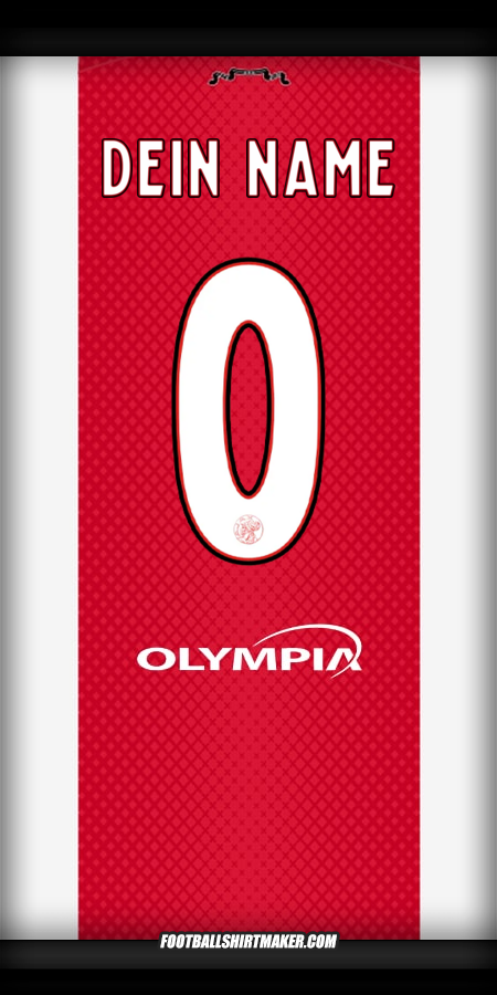 Trikot AFC Ajax 2025/2026 -  dein name - 0